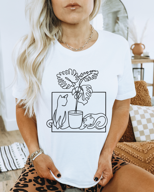 Cats & Plants Tshirt