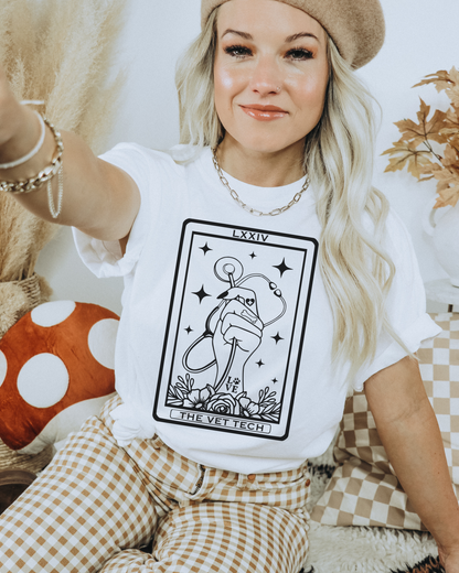 The Vet Tech Tarot Card Tshirt