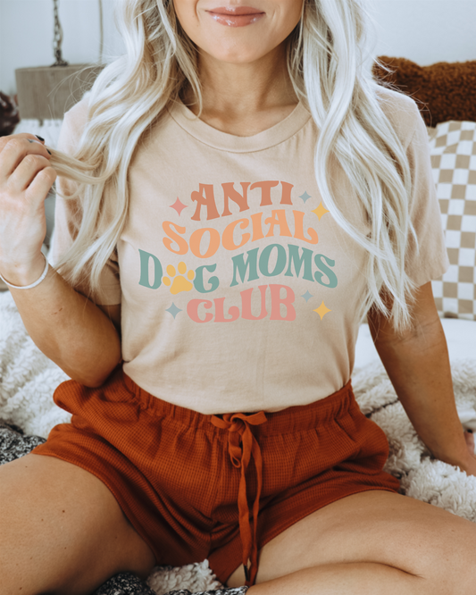 Anti Social Dog Mom Tshirt