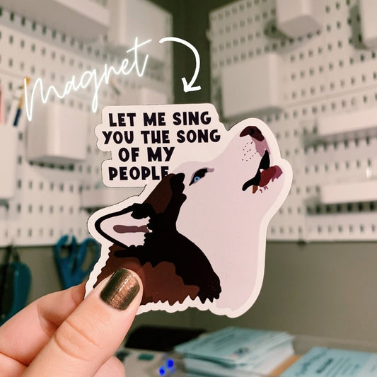 The Karaoke Singer Magnet