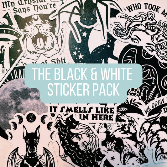The Black & White Sticker Pack